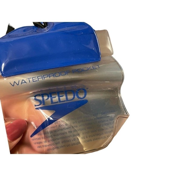 Speedo NEW Men’s Tropical Floral Navy Blue Black and White Swim Trunks Large - Picture 5 of 5